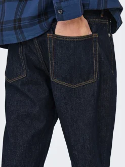 ONSEDGE Middels høyt snitt Straight Fit Jeans