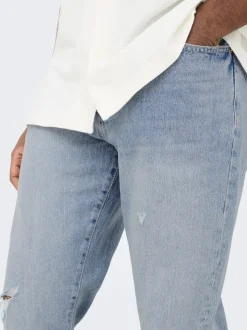 ONSEDGE Middels høyt snitt Straight Fit Jeans