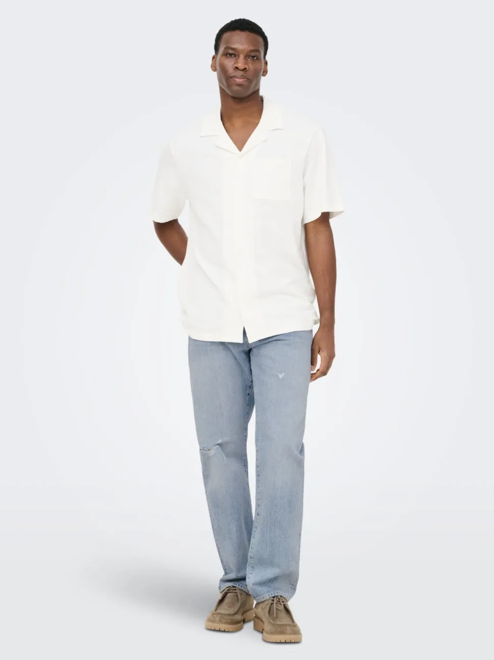 ONSEDGE Middels høyt snitt Straight Fit Jeans
