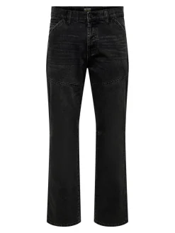 ONSEDGE Middels høyt snitt Straight Fit Jeans