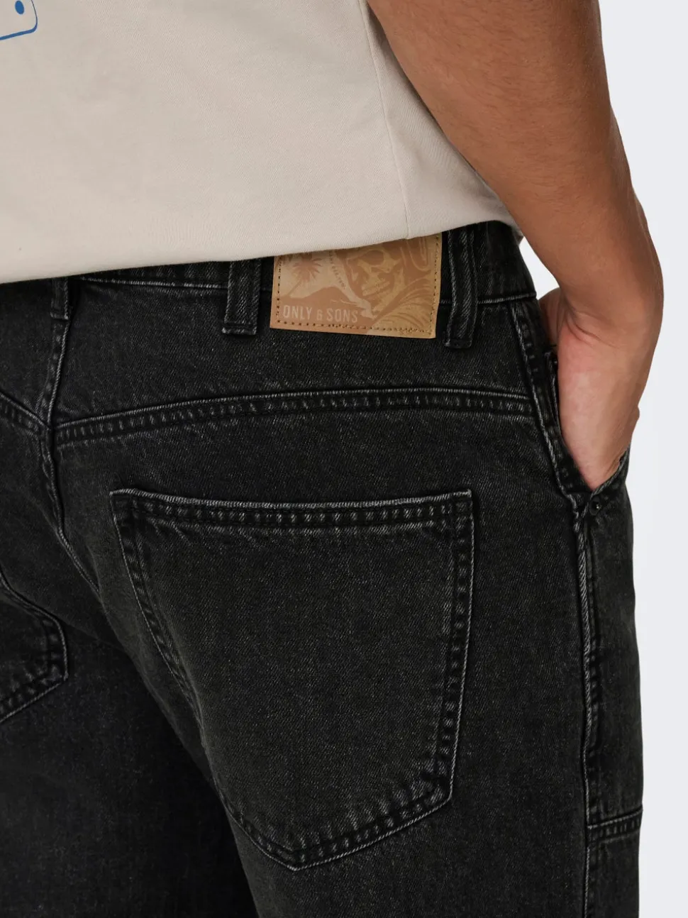 ONSEDGE Middels høyt snitt Straight Fit Jeans