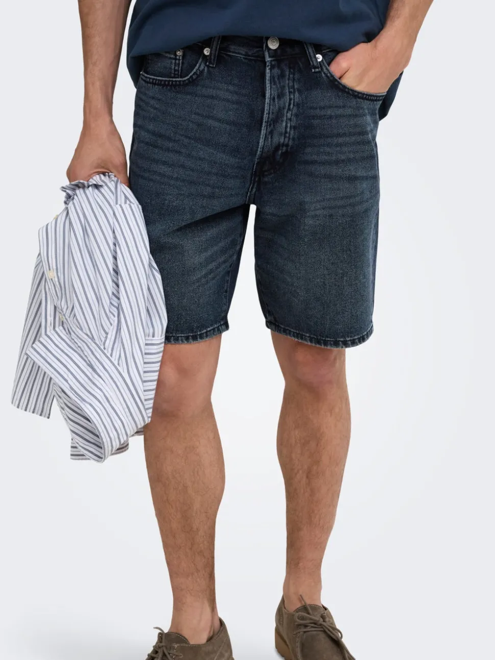 ONSEDGE Middels høyt snitt Straight Fit Shorts
