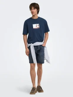 ONSEDGE Middels høyt snitt Straight Fit Shorts