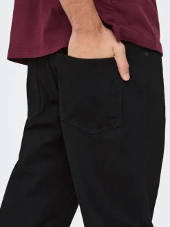 ONSEDGE Middels høyt snitt Straight Fit Jeans