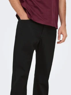 ONSEDGE Middels høyt snitt Straight Fit Jeans