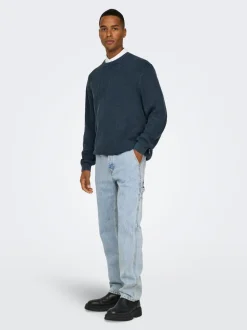 ONSEDGE Middels høyt snitt Straight Fit Jeans