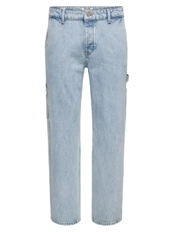ONSEDGE Middels høyt snitt Straight Fit Jeans