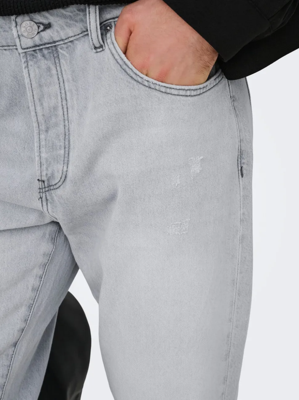 ONSEDGE Middels høyt snitt Straight Fit Jeans