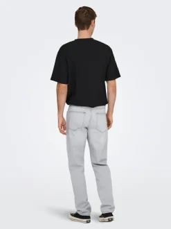ONSEDGE Middels høyt snitt Straight Fit Jeans