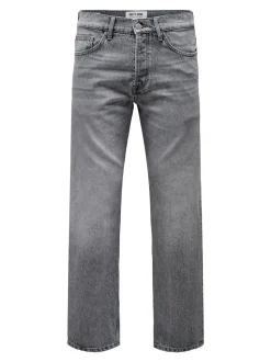 ONSEDGE Middels høyt snitt Straight Fit Jeans