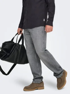 ONSEDGE Middels høyt snitt Straight Fit Jeans
