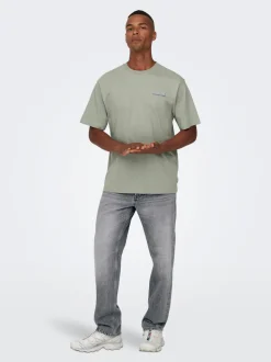 ONSEDGE Middels høyt snitt Straight Fit Jeans