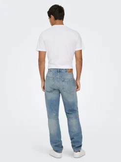 ONSEDGE Middels høyt snitt Straight Fit Jeans