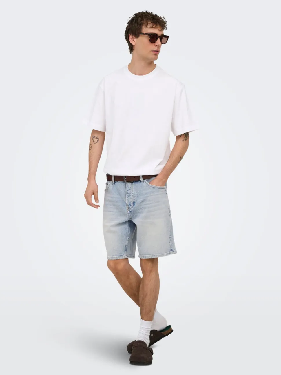 ONSEDGE Middels høyt snitt Straight Fit Shorts
