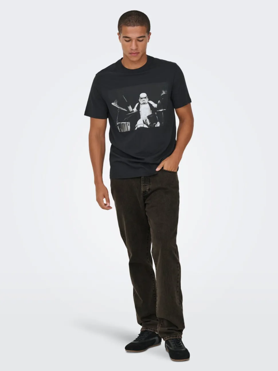 ONSEDGE Middels høyt snitt Straight Fit Jeans