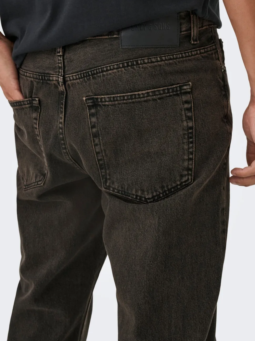 ONSEDGE Middels høyt snitt Straight Fit Jeans