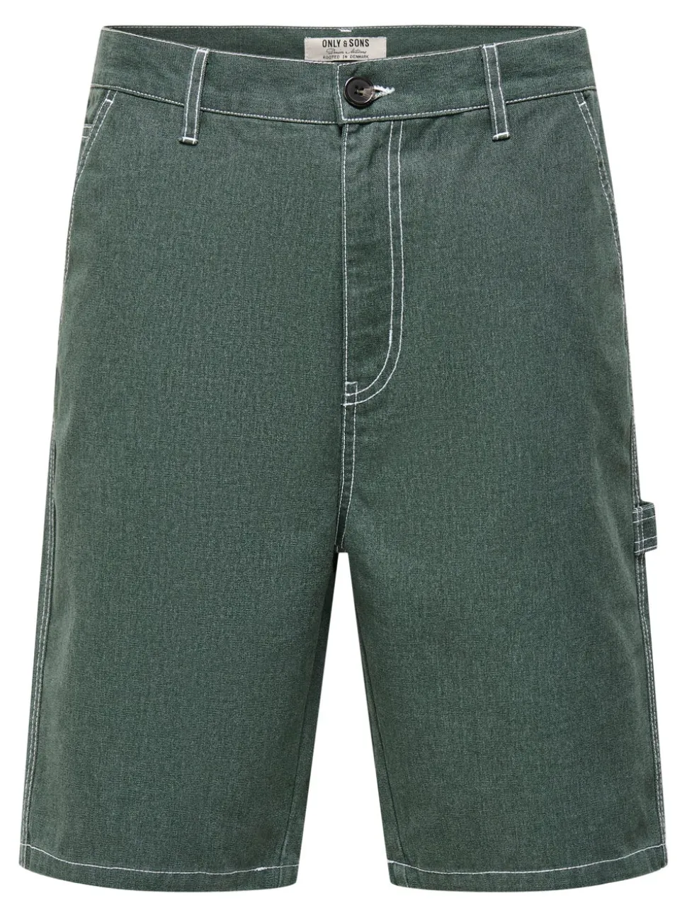 ONSEDGE Middels høyt snitt Straight Fit Shorts med 5 lommer