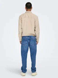 ONSEDGE Middels høyt snitt Straight Fit Jeans