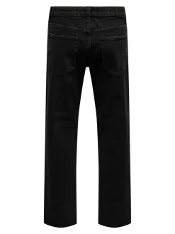 ONSEDGE Middels høyt snitt Straight Fit Jeans