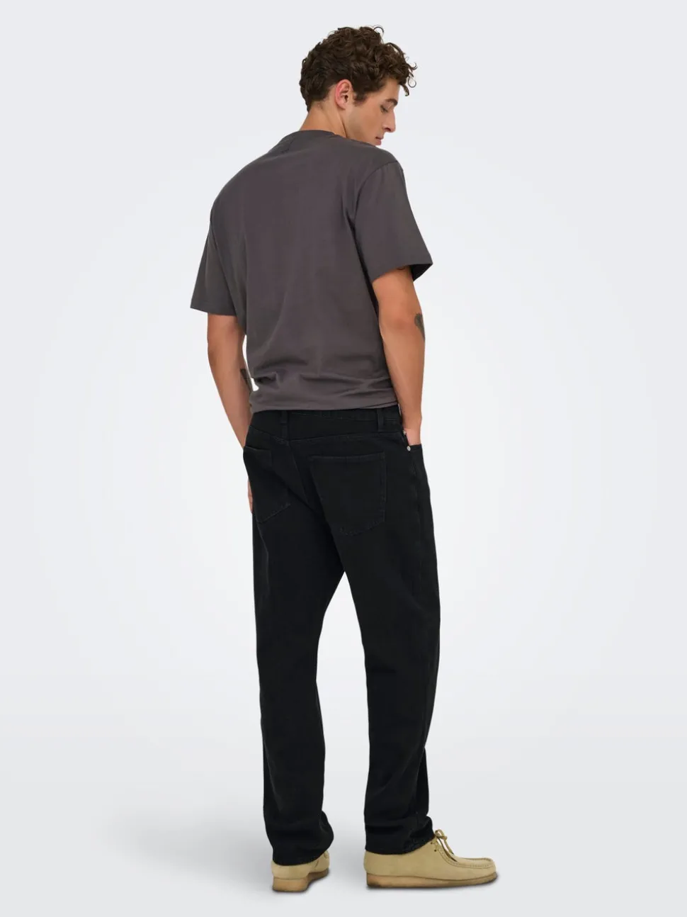 ONSEDGE Middels høyt snitt Straight Fit Jeans