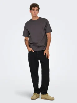 ONSEDGE Middels høyt snitt Straight Fit Jeans