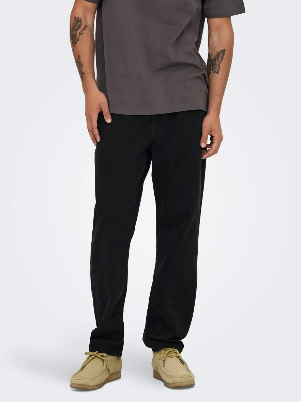 ONSEDGE Middels høyt snitt Straight Fit Jeans