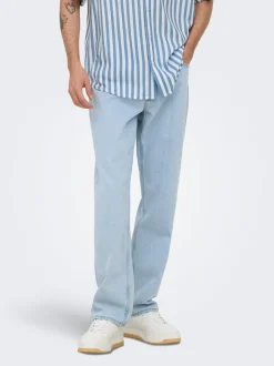 ONSEDGE Middels høyt snitt Straight Fit Jeans