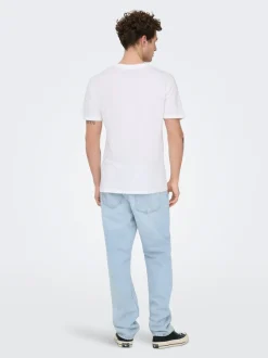 ONSEDGE Middels høyt snitt Straight Fit Jeans