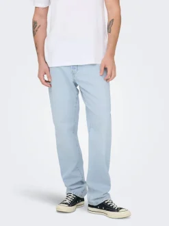 ONSEDGE Middels høyt snitt Straight Fit Jeans