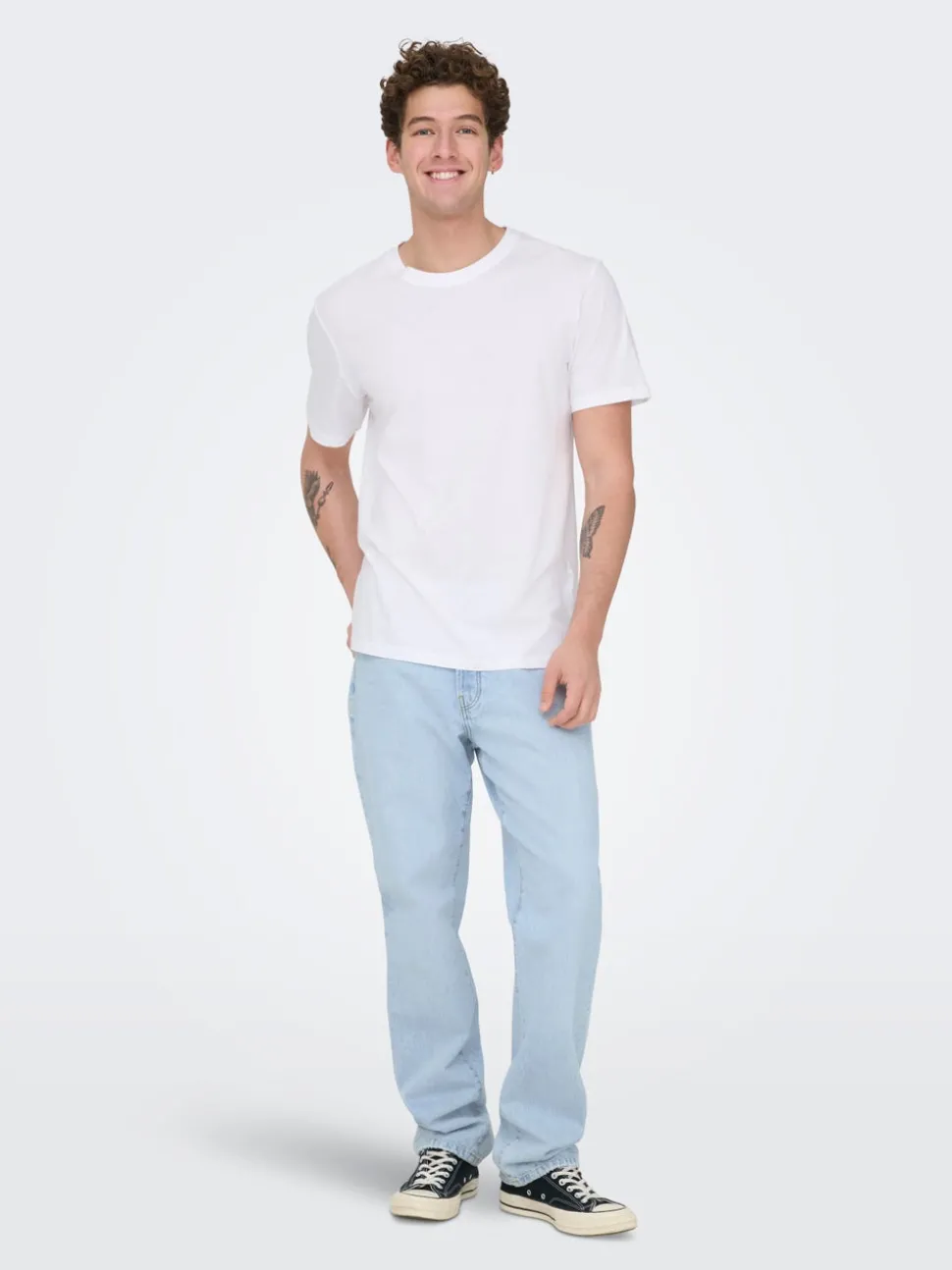ONSEDGE Middels høyt snitt Straight Fit Jeans