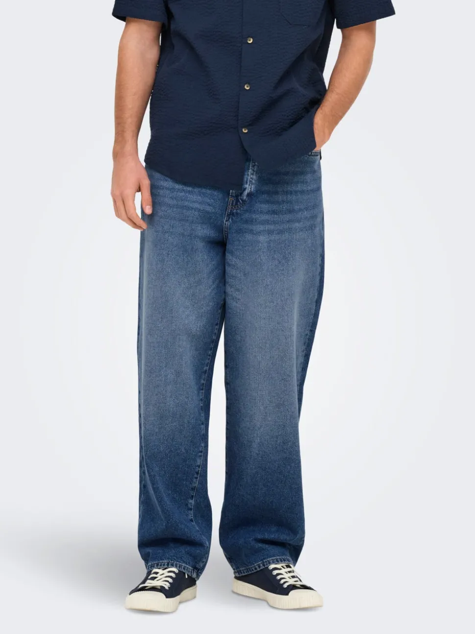 ONSFADE Høy midje Loose fit Jeans