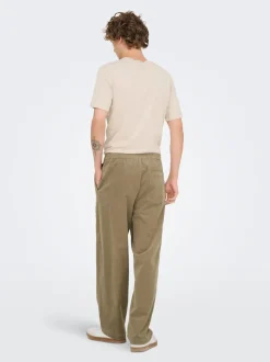ONSFADE Loose fit corduroy Bukser