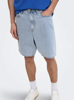 ONSFADE Middels høyt snitt Straight Fit Shorts