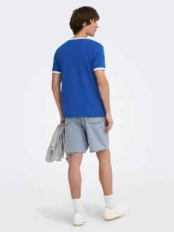 ONSFADE Middels høyt snitt Straight Fit Shorts