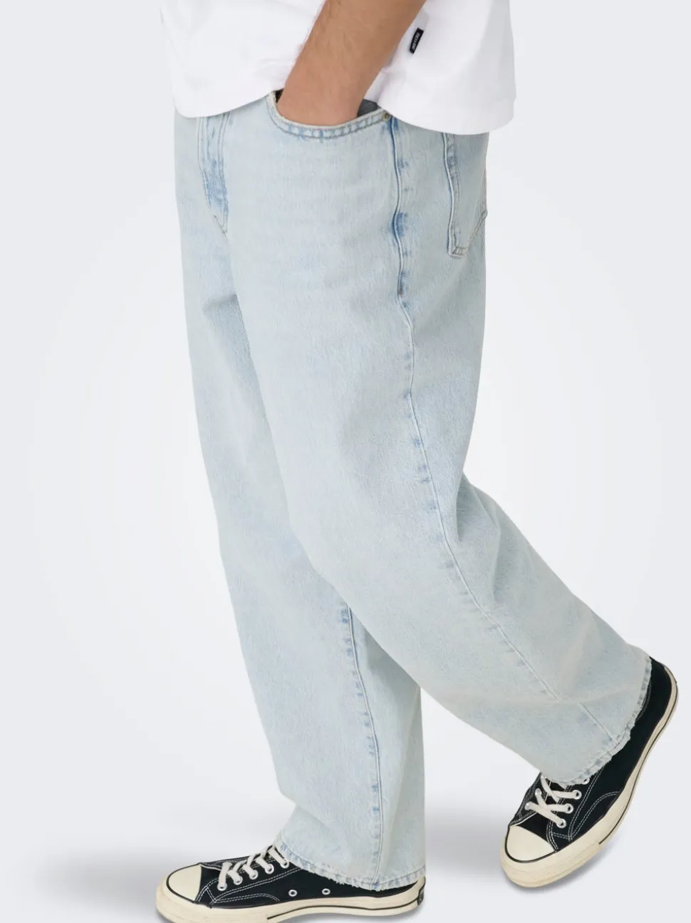 ONSFADE Middels høyt snitt Loose fit Jeans