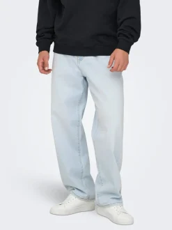 ONSFADE Middels høyt snitt Loose fit Strecth Jeans