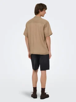 ONSFADE Middels høyt snitt Straight Fit Shorts