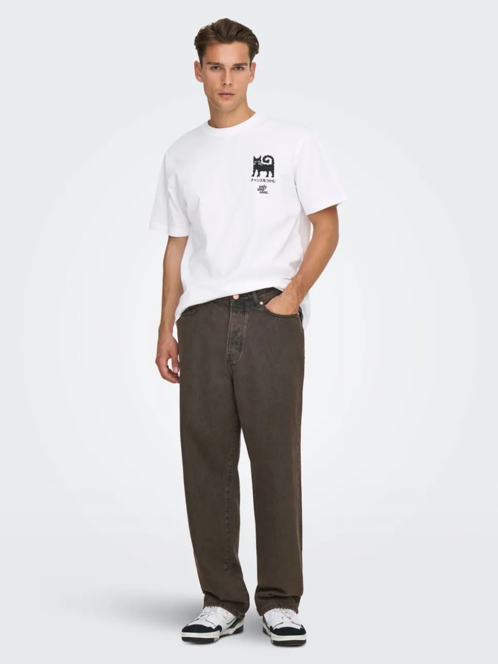 ONSFADE Middels høyt snitt Loose fit Jeans