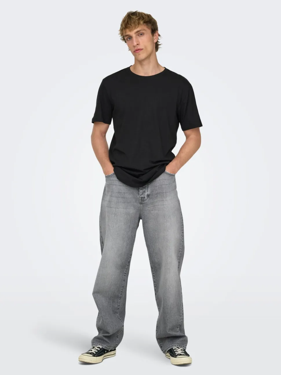 ONSFADE Middels høyt snitt Loose fit Strecth Jeans