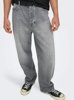 ONSFADE Middels høyt snitt Loose fit Strecth Jeans