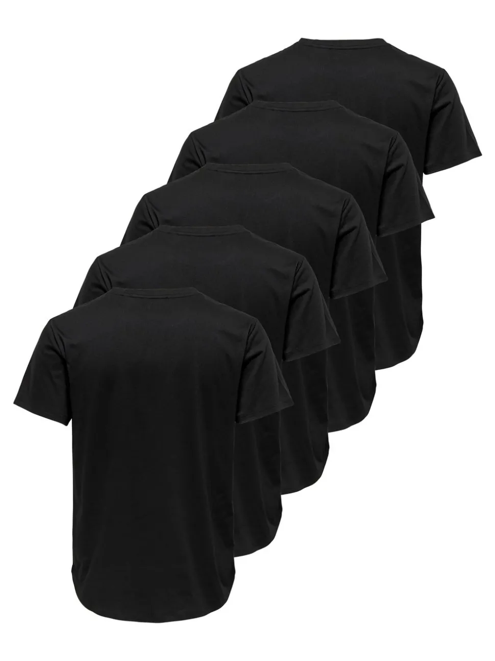 ONSJEFF 5-pack T-skjorte