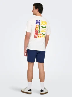 ONSKIAN Middels høy midje Straight Fit Shorts