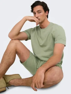 ONSKIAN Middels høy midje Straight Fit Shorts