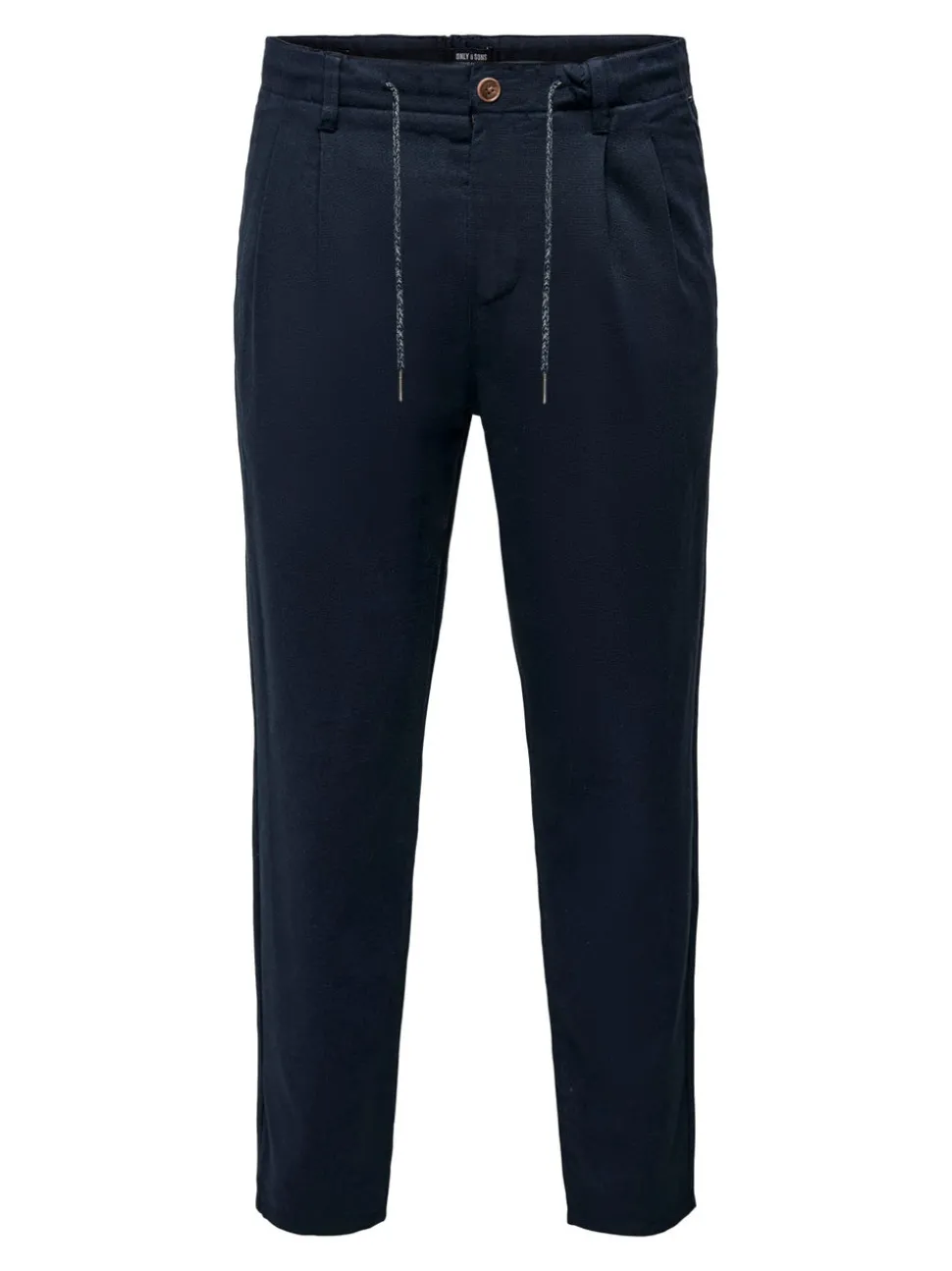 ONSLEO Tapered Fit - Cropped Lin Chinobukse