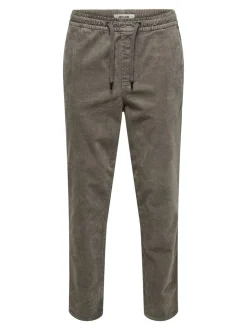 ONSLINUS Cordfløyelsbukser med tapered fit