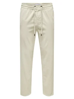ONSLINUS Cordfløyelsbukser med tapered fit