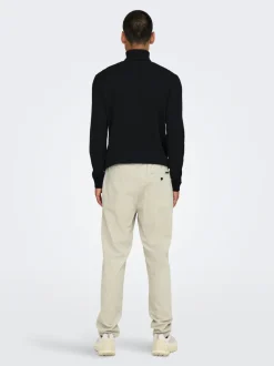 ONSLINUS Cordfløyelsbukser med tapered fit