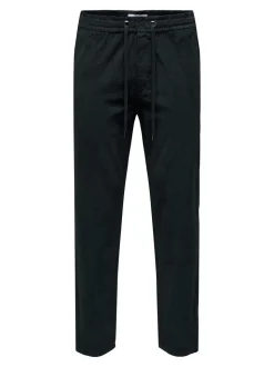 ONSLINUS Cordfløyelsbukser med tapered fit