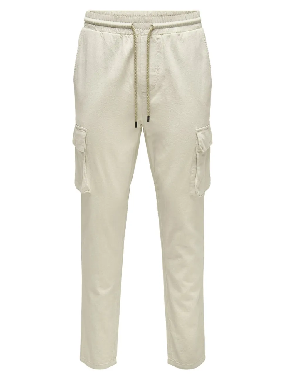ONSLINUS Tapered Fit Lin Cargobukse