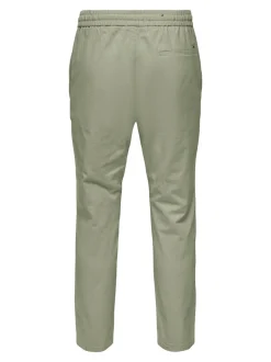 ONSLINUS Tapered Fit Lin Joggebukse